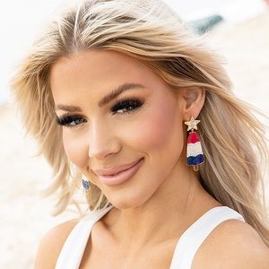 Plunder party in the USA earrings